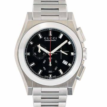  Gucci Pantheon YA115235 - Pantheon Quartz Black Dial Stainless Steel Men's Watch </h1> 