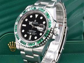 Thumbnail von Rolex Submariner Date 116610ln Emeralds Bezel