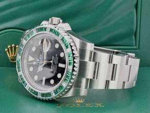 Thumbnail von Rolex Submariner Date 116610ln Emeralds Bezel
