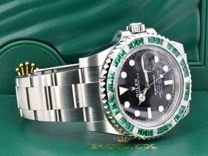 Thumbnail von Rolex Submariner Date 116610ln Emeralds Bezel