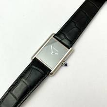 Thumbnail von Cartier Tank Must Black Cartier LM Edelstahl </h1>