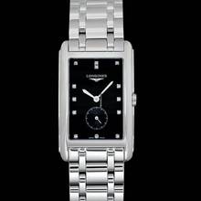 Thumbnail von Longines DolceVita L57554576 - DolceVita Quartz Black Dial Stainless Steel Men's Watch </h1>