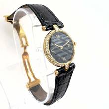 Thumbnail von Cartier VERMEIL 24mm Quartz GP Silver 0.68TCW Diamond Watch </h1>