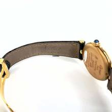 Thumbnail von Cartier VERMEIL 24mm Quartz GP Silver 0.68TCW Diamond Watch </h1>