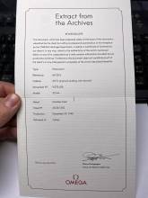 Thumbnail von Omega Rare 38mm Oversize Jumbo Black Gilt Dial Unrestored 2316 Vintage Extract 2316 </h1>