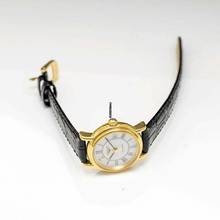 Thumbnail von Longines Présence L43212112 - Présence Automatic White Dial Black Leather Strap Ladies Watch </h1>