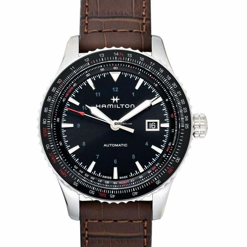 Hamilton Khaki Aviation H76615530 - Khaki Aviation Automatic Black Dial Stainless Steel Men's Watch </h1>