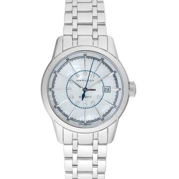  Hamilton Railroad H40405191 - Railroad White Mother of Pearl Dial Stainless Steel Ladies Watch </h1> 