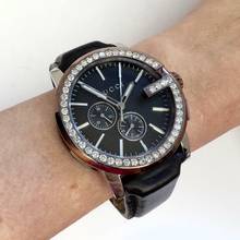 Thumbnail von Gucci G Chronograph Quartz 44mm Steel 2.22TCW DIAMOND Watch </h1>
