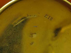 Thumbnail von 18kt 750 Gold Open Face Taschenuhr Viertel-repetition </h1>