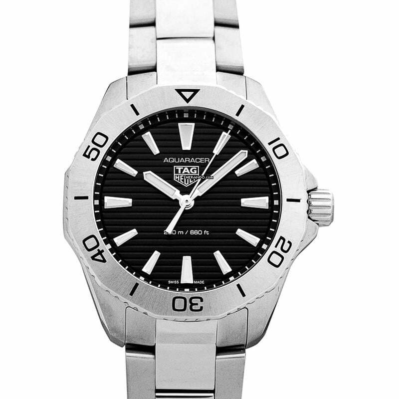 TAG Heuer Aquaracer WBP1110.BA0627 - Aquaracer Quartz Black Dial Stainless Steel Men's Watch </h1>