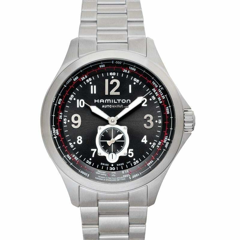 Hamilton Khaki Aviation H76655133 - Khaki Aviation Automatic Black Dial Stainless Steel Men's Watch </h1>