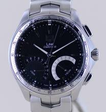 Thumbnail von TAG Heuer Link Quarz Calibre S Chronograph Regatta Countdown 1/10 Black Dial B+P </h1>