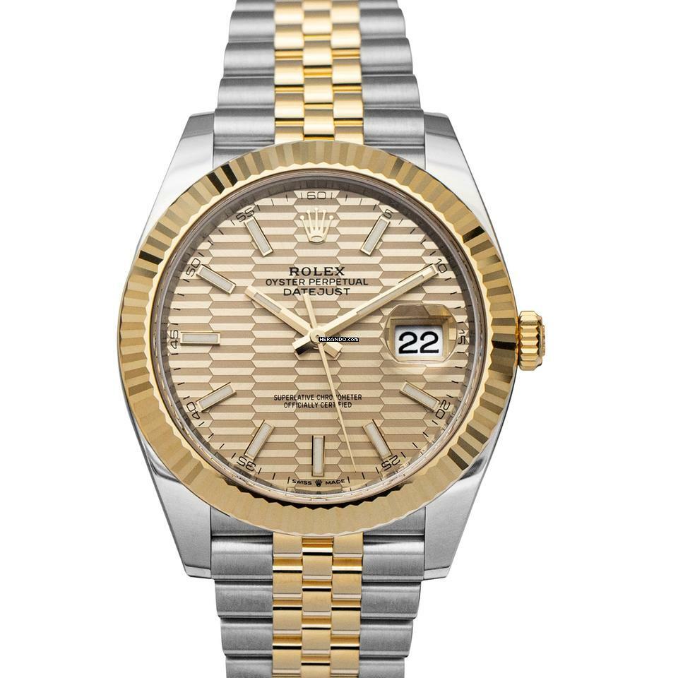 Rolex Datejust 41 126333-0022 - Datejust Automatic Gold-tone Dial Stainless Steel Men's Watch </h1>