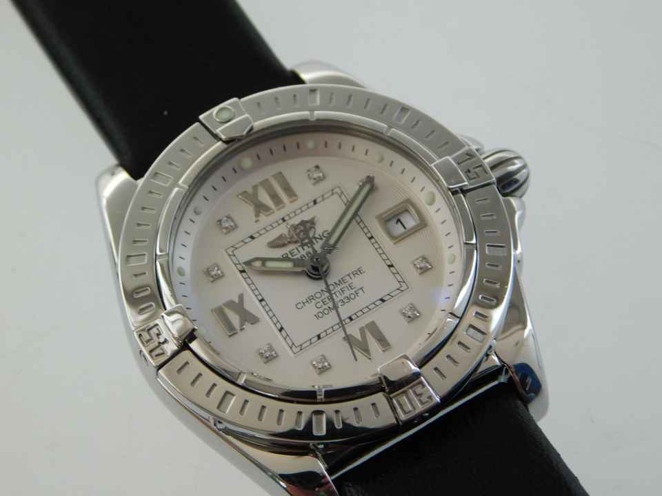  Breitling Galactic 32 Cockpit Lady / Galactic 32 mit Diamantzifferblatt und allen original Papieren </h1> 