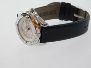 Thumbnail von Breitling Galactic 32 Cockpit Lady / Galactic 32 mit Diamantzifferblatt und allen original Papieren </h1>