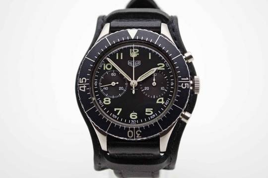 Heuer Bundeswehr Chronograph Flyback SG1550 
