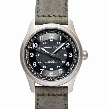  Hamilton Khaki Field Titanium H70205830 - Khaki Field Automatic Black Dial Titanium Men's Watch </h1> 