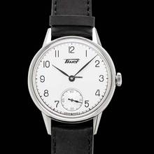 Thumbnail von Tissot Heritage T119.405.16.037.00 - Heritage Silver Dial Black Leather Men's Watch </h1>
