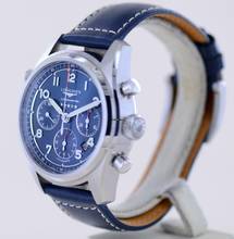 Thumbnail von Longines Spirit Chronograph Automatic 42mm Leder + Stahlband blue dial B+P Top 2022