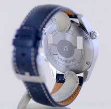 Thumbnail von Longines Spirit Chronograph Automatic 42mm Leder + Stahlband blue dial B+P Top 2022