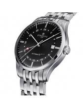 Thumbnail von Perrelet Weekend Classic GMT Stahlband optional schwarz weiss und grün