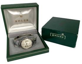 Thumbnail von Rolex Chronograph 3484 Antimagnetic silver dial 1937’s </h1>