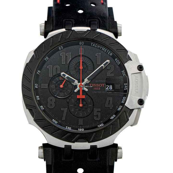  Tissot T-Race T115.427.27.057.01 - T-Race Automatic Black Dial Stainless Steel Men's Watch </h1> 