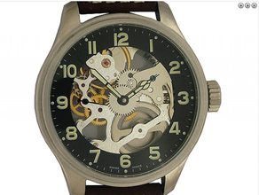 Thumbnail von Zeno Watch Basel Flieger Skelett Handaufzug 47mm 8558-9S-a1