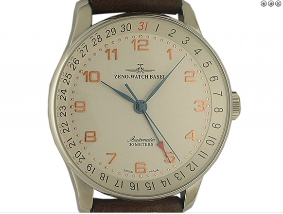 Zeno Watch Basel Pointerdate Automatic 44mm