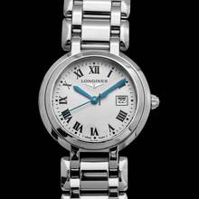 Thumbnail von Longines PrimaLuna L81224716 - Longines PrimaLuna Quartz Silver Dial Stainless Steel Ladies Watch </h1>