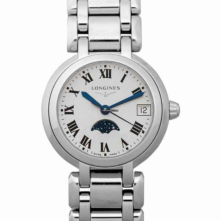 Longines PrimaLuna L81154716 - PrimaLuna Quartz Silver Dial Ladies Watch </h1> 