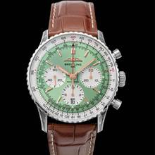 Thumbnail von Breitling Navitimer AB0139211L1P1 - Navitimer Automatic Green Dial Stainless Steel Men's Watch </h1>
