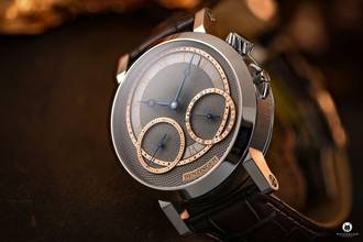 Thumbnail von Benzinger GAP 1 „Graphit“ mit eigenem Manufakturkaliber handguillochiert