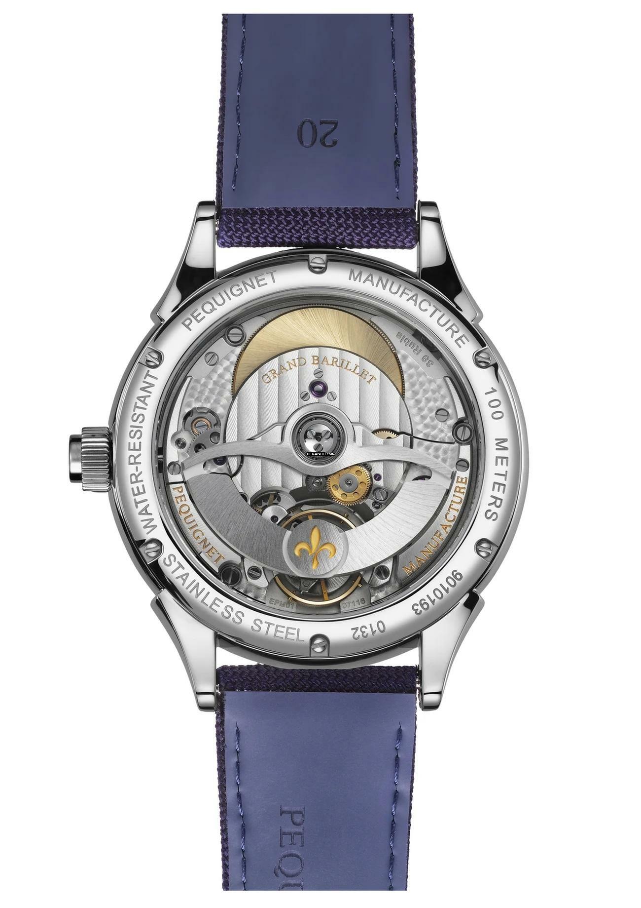 Thumbnail von Pequignet Paris Royale Blue Moonphase