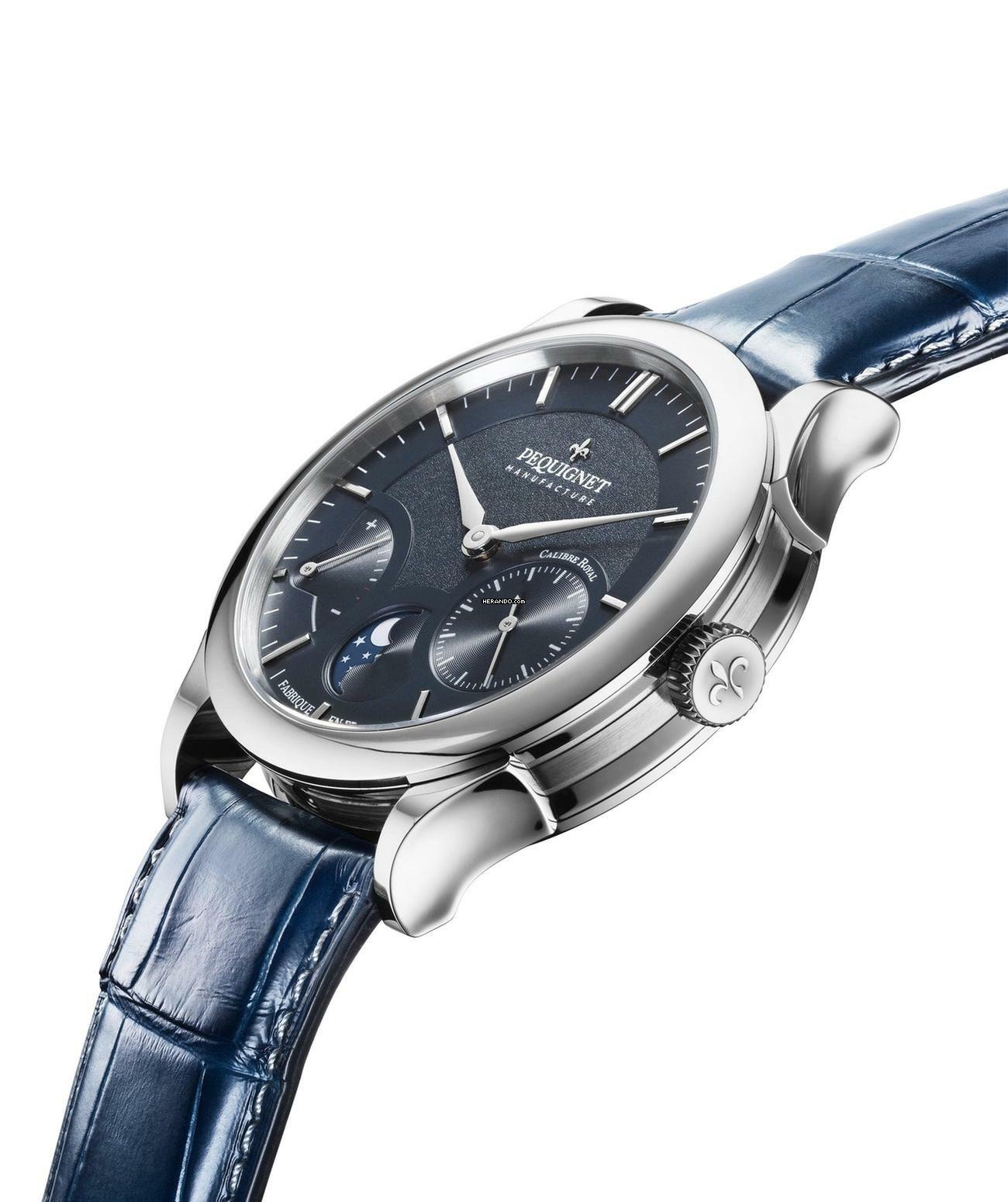 Thumbnail von Pequignet Paris Royale Blue Moonphase