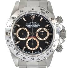 Thumbnail von Rolex Daytona 16520 by Patrizzi T66 Series black dial NEW NOS Full Set 1997’s </h1>