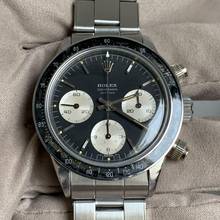 Thumbnail von Rolex Daytona Cosmograph 6240 MK1 “Millerighe” Little Daytona black dial Full Set 1966’s </h1>