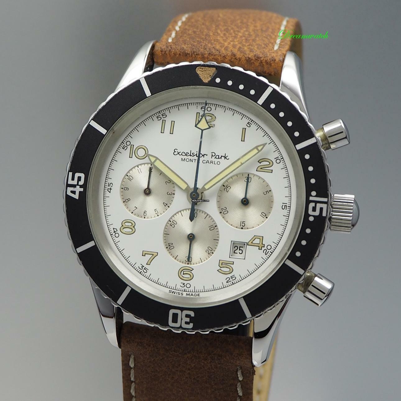 Excelsior Park Monte Carlo Vintage Chronograph Handaufzug Cal.7740