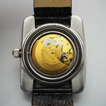 Thumbnail von Favre-Leuba Deep Blue Vintage Automatik Stahl/Leder