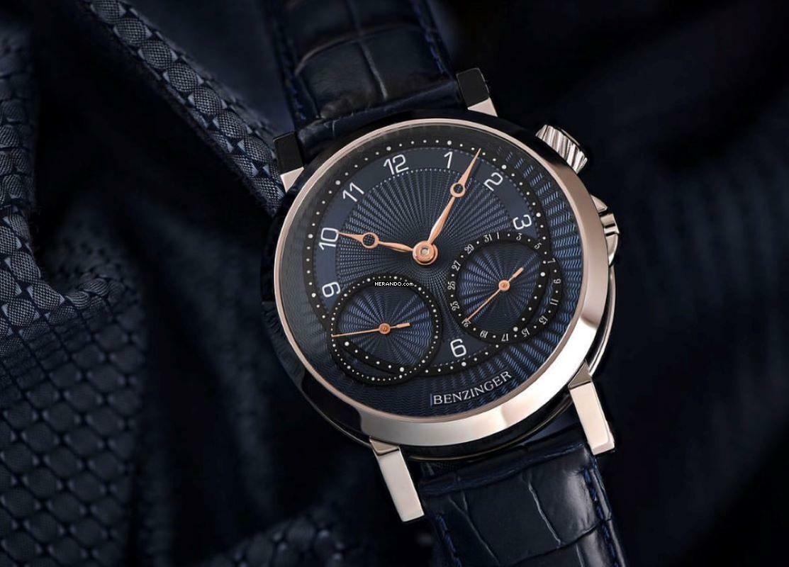 Benzinger GAP 1 Deep Blue mit eigenem Manufakturkaliber handguillochiert