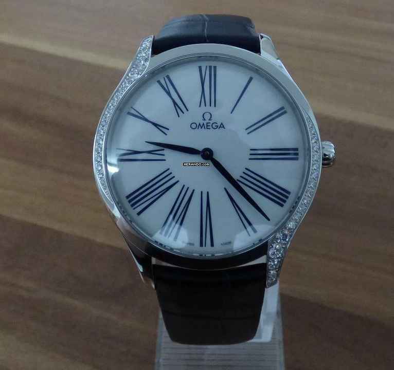 Omega De Ville Trésor mit Diamanten </h1> 