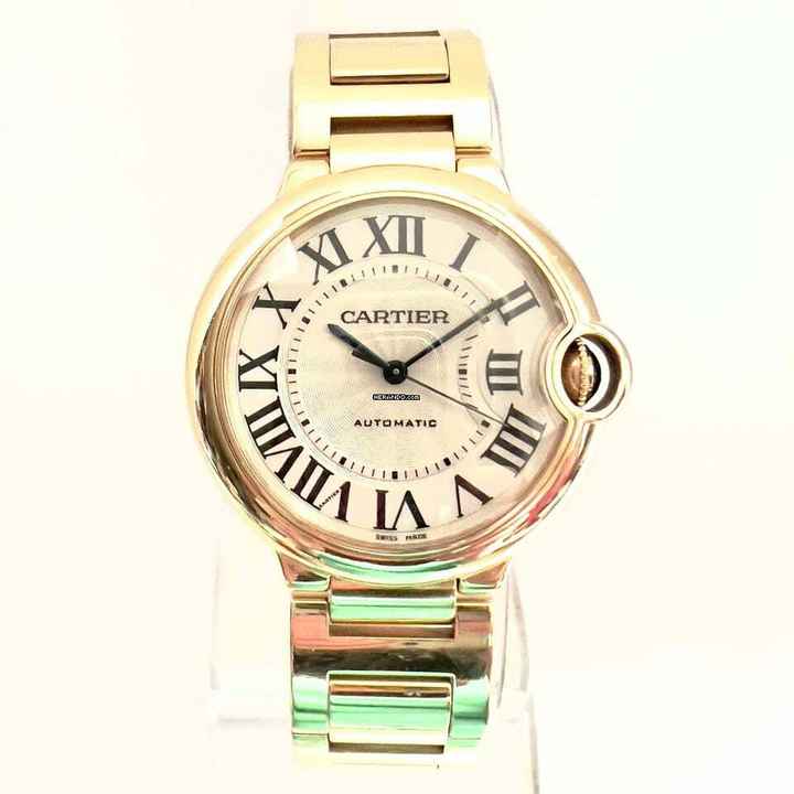  Cartier Ballon Bleu 36mm Automatic 18K Yellow Gold Watch </h1> 
