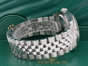 Thumbnail von Rolex Datejust 36 Black Roman Dial - Full Set 36mm