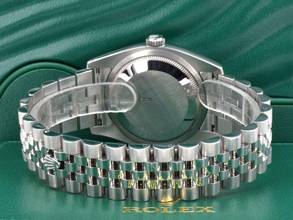 Thumbnail von Rolex Datejust 36 Black Roman Dial - Full Set 36mm