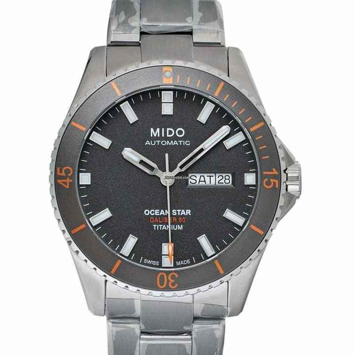  Mido Ocean Star M026.430.44.061.00 - Ocean Star Automatic Grey Dial Titanium Men's Watch </h1> 
