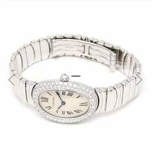 Thumbnail von Cartier Baignoire 23mm Quartz 18K WG ~1.5TCW Diamond Watch </h1>