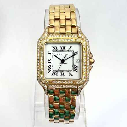  Cartier Panthère 27mm 18K Yellow Gold 1.3TCW Diamond Watch </h1> 