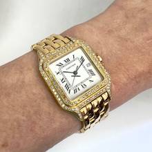 Thumbnail von Cartier Panthère 27mm 18K Yellow Gold 1.3TCW Diamond Watch </h1>