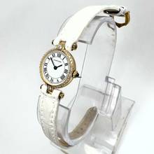 Thumbnail von Cartier VERMEIL 19mm Quartz 18K Yellow Gold 0.40TCW Diamond Watch </h1>